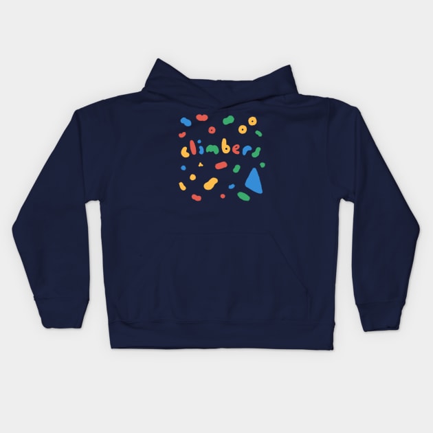 climbers global Kids Hoodie by mushopea